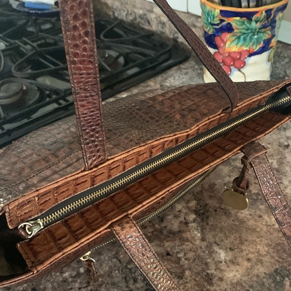 Vintage Brahmin Leather Tote - Picture 3 of 7